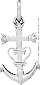 Pendentif Croix Camarguaise (Argent)