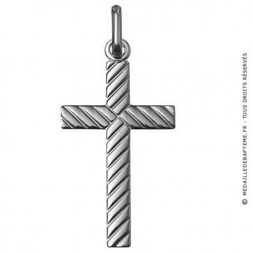 Croix lapidée (Argent)