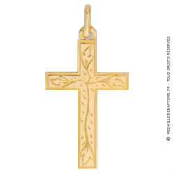 Croix Fleurie (Or jaune)