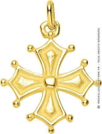 Pendentif Croix Occitane la Magnifique (Or jaune)