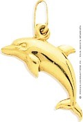 Pendentif Dauphin (Or Jaune 9k)