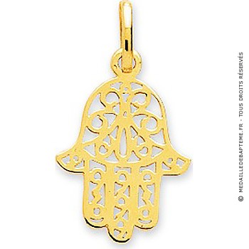 Pendentif Main de Fatma (Or Jaune)