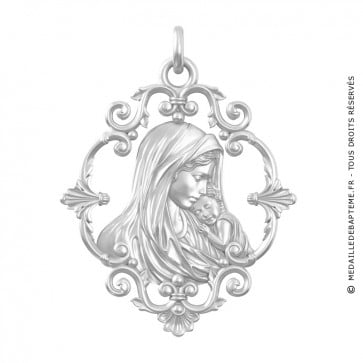 Pendentif Notre-Dame de la Tendresse (Argent)
