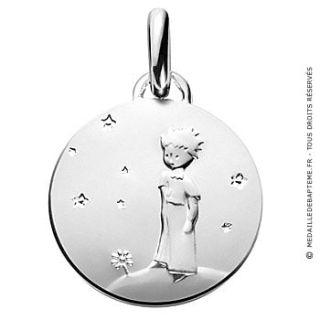 Médaille Petit Prince sur sa planète (Argent)