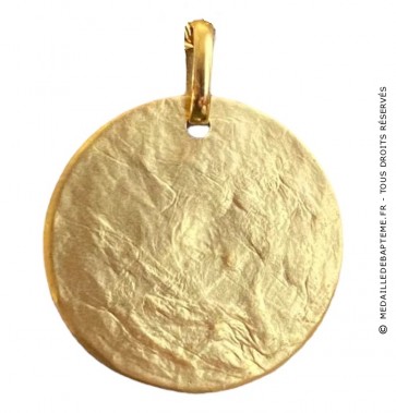 Médaille La Belle Martelée Or jaune