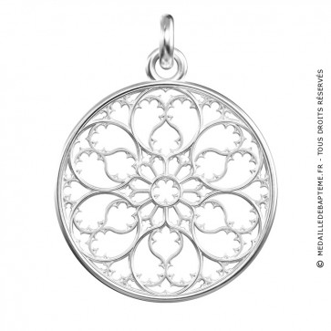Médaille Rosace de la cathédrale Saint-Jean de Lyon (Argent)