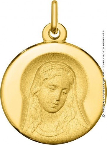 Médaille Virgo Amabilis (Or Jaune 9k)