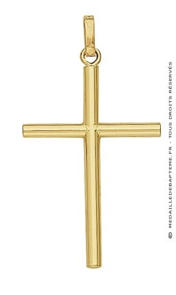 une croix en or