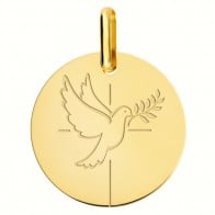 Médaille Colombe au Rameau (Or Jaune)