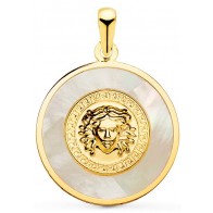 Médaille Médusa Nacre (Or Jaune)