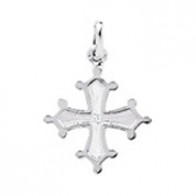 Pendentif Croix du Languedoc (Argent)