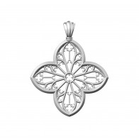 Croix Rosace II (Argent)