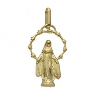Pendentif Vierge de Fatima (Or Jaune)