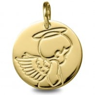 Médaille ange garçon (Or Jaune)