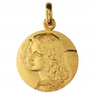 Médaille Ange de Léonard de Vinci  (Or Jaune)