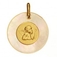 Médaille Ange Or et Nacre