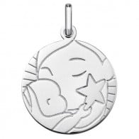 Médaille Vierge et l'Enfant à l'étoile (Argent)