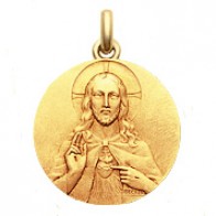 Médaille Christ Sacré Coeur 