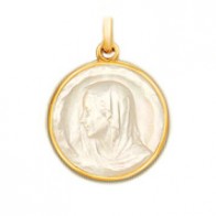 Médaille Regina en nacre