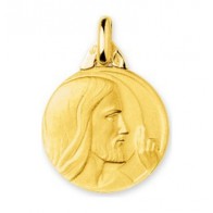 Médaille Christ bénissant (Or Jaune)