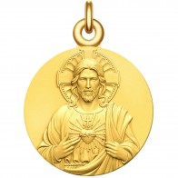 Médaille Le Christ - Sacré Coeur (Vermeil)