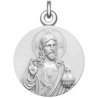 Médaille Christ Salvator Mundi (Argent)
