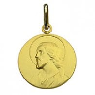 Médaille Christ Massive (Or Jaune)