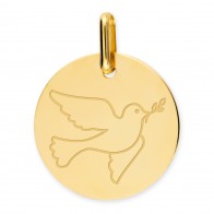 Médaille colombe (Or Jaune 9K)