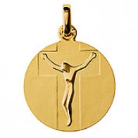 Médaille Crucifix (Or Jaune)