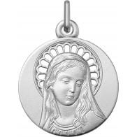 Médaille de la Vierge rosace (argent)