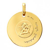 Médaille disque Ange Raphaël