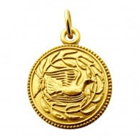 Médaille La colombe aux Lauriers (Or Jaune)