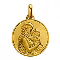 Médaille Mère et Enfant (Or Jaune)