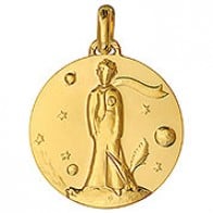 Médaille Petit Prince au Renard (Or Jaune)
