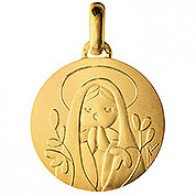 Médaille Petite Sainte Vierge (Or Jaune)