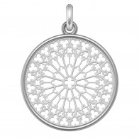 Rosace Notre Dame de Paris (Argent & Nacre)