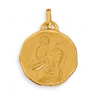 Médaille Saint Christophe Porteur (or jaune 9k)