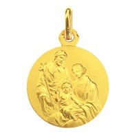 Médaille Sainte Famille (Or Jaune 9K)