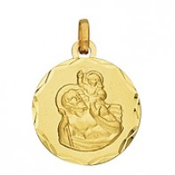 Médaille St Christophe (Or Jaune)