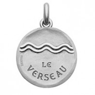 Médaille Zodiaque stylisé Verseau BECKER ( argent)