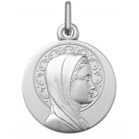 Médaille Vierge auréole arabesque (argent)