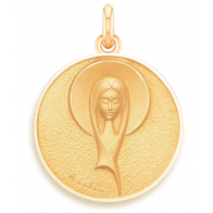 Médaille Vierge Candide (Or Jaune)