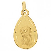 Médaille Vierge Goutte (Or Jaune)