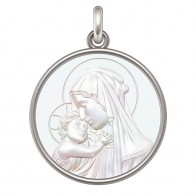 Madone de Botticelli (Argent & Nacre)
