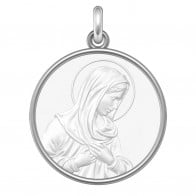 Médaille la Vierge Marie (Argent & Nacre)
