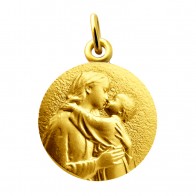 Médaille Vierge Mater Salvatori (Or Jaune)