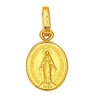 Médaille Vierge Miraculeuse (Or Jaune)