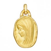 Médaille Vierge Ovale (Or Jaune)