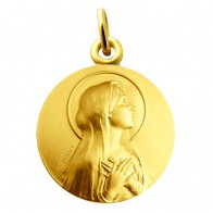 Médaille Vierge Virgo Maria (Plaqué Or)