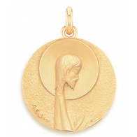 Médaille Christ Salvator (Or Jaune)